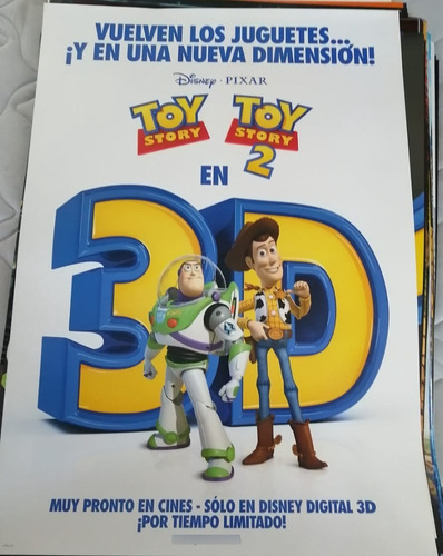 Afiche-póster De Película De Cine Original Toys Story 3d