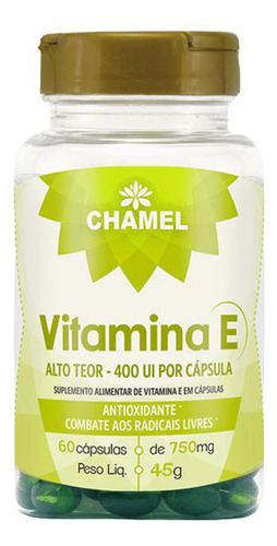 Vitamina E (400ui) - Chamel