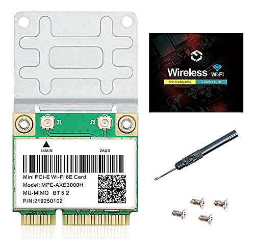 Tarjeta De Red Wifi Wifi Wifi 6e Half Mini Pci-e 802.11ax Ac