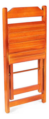 Kit 10 Conjuntos Mesa Bar 1.20 X 70 C/ 4 Cadeiras Dobráveis Cor Mel
