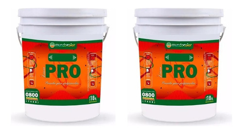 Pinmtura Cielos Rasos Pro Mundocolor 18lt + 18lt  Blanco