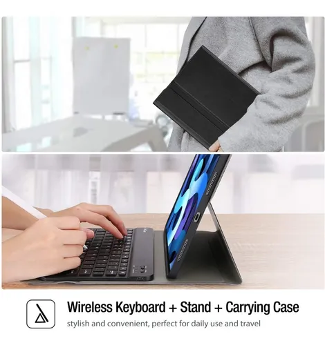 Estuche Teclado Protector iPad Air 4 2020 10.9 Smart Cover