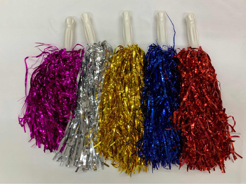 Imagem 1 de 2 de 10 Pom Pom Metalizado Em Várias Cores