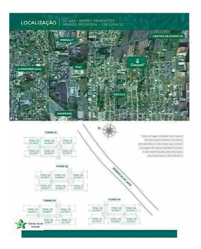 Imagem 18 de 18 de Apartamento À Venda No Bairro Dos Imigrantes - Criciúma/sc - 385