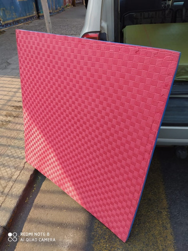 Imagen 5 de 5 de Pack 2un.tatami 100x100x2,5cm Rojo/azul Despacho Gratis Stgo