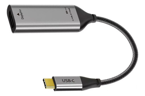 Adaptador Video 4k Usb Tipo C A Displayport Full Hd Macbook