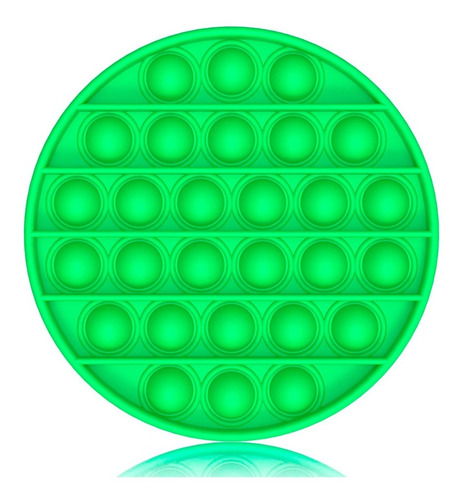 Imagen 1 de 1 de Pop It Circular Juguete Sensorial Antiestrés Silicona Tiktok