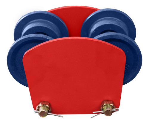 Talha Guincho Elét 150/300kg + Carro Trolley Manual Polti Cor Vermelho Quantidade De 1 220v
