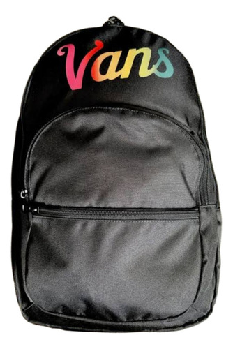 Mochila Escolar Vans Ranged Color Negro 23l