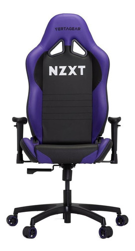 Imagen 2 de 3 de Silla de escritorio Vertagear SL2000 VG-SL2000 gamer ergonómica negra y nzxt con tapizado de cuero sintético
