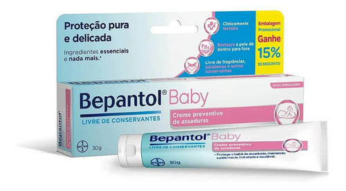 Kit Com 3 Cremes De Assadura Proteção Delicada 30gr Bepantol