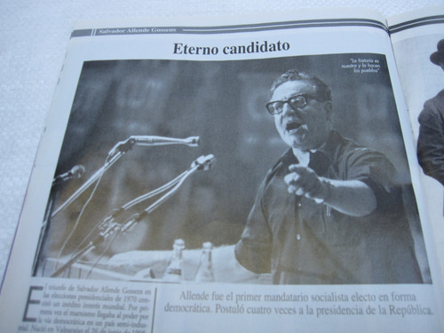 Pinochet Allende ,revista De Época. (Usado)