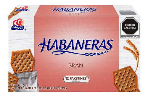 Galletas Gamesa Habaneras Bran 270g