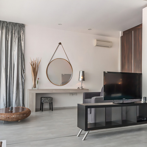 Espelho Adnet Redondo Decorativo Com Alça 60cm Completo Moldura Caramelo