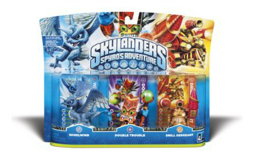 Skylanders Spyro Adventure Triple Carácter Pack (torbellino,