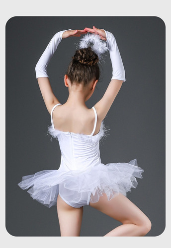 Traje De Baile De Ballet Vestido De Encaje Para Niños