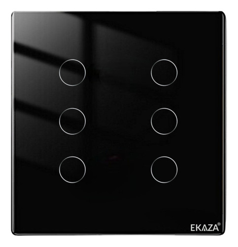 Interruptor Inteligente Wifi 6 Botões 4x4 Touch Smart Alexa