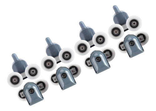 Poleas Twin Rollers, 8 Poleas Para Puertas De Ducha En La Pa