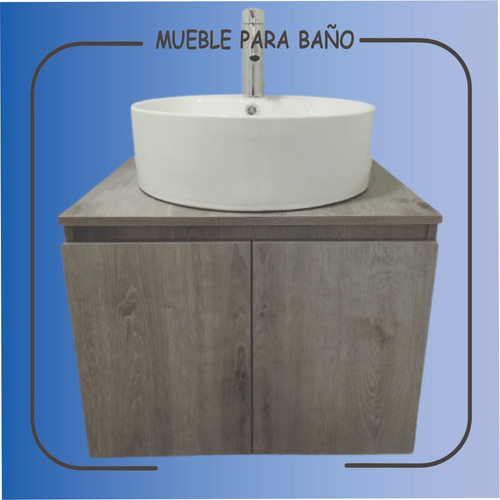 Mueble Para Baño Con Lavamanos, Aereo, Moderno 002