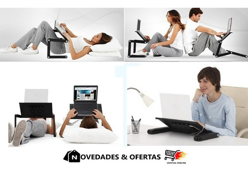 Cooler Multifuncional Table T8 Para Laptop Y Mouse