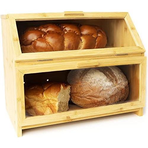 Caja De Pan De Granja Extra Grande Encimera De Cocina, ...