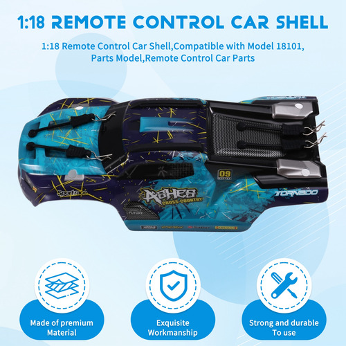 Carcasa Para Auto Rc Scy 1:18, Modelo 1810 Compatible
