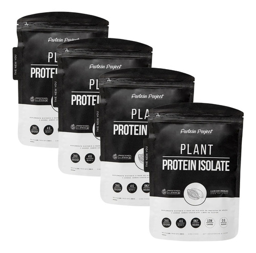 4 Proteina Vegana Vegan Pea Protein Project Isolate 8 Lbs