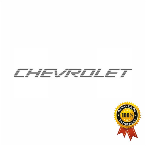 Emblema Adesivo Chevrolet S10 / Chevy / Picape Corsa Grafite