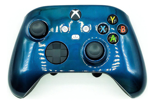 Controle Stelf Xbox Series Com Grip Metal Blue