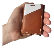 Comprar Tarjetero Automatico De Cuero Genuino