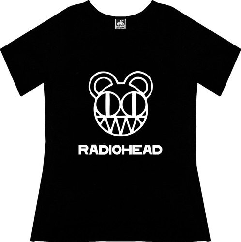 Blusa Radiohead Dama Rock Metal Tv Camiseta Urbanoz