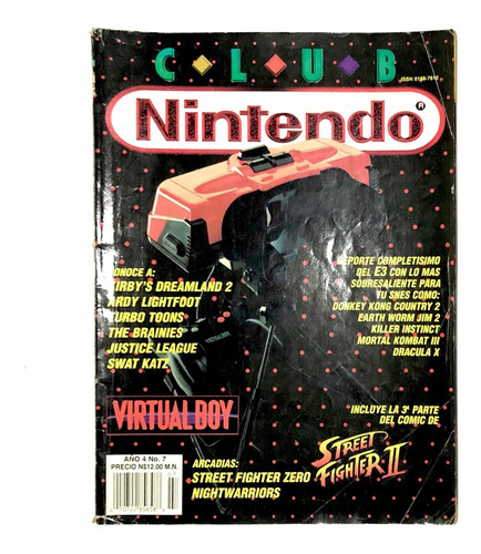 Revista Club Nintendo Año 4 Número #7 Edición Mexicana 1995