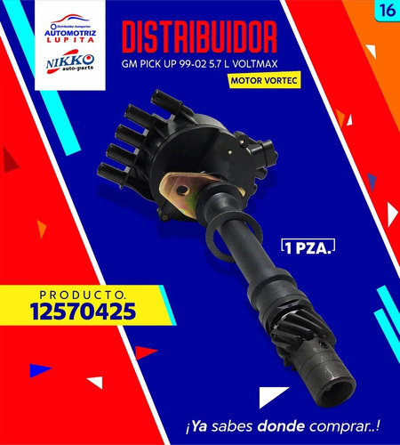 Distribuidor Gm Pick Up 99-02 5.7l Motor Vortec Voltmax