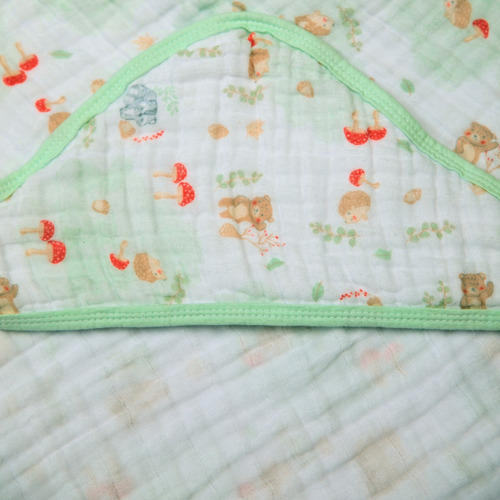Toalha De Banho Infantil Bebê Soft Capuz Fralda Algodão