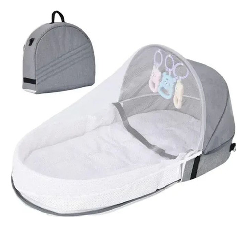 Cama Moisés Bebé Portátil Plegable Con Mosquitera