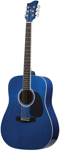 Guitarra Acústica Jay Turser Jj45-tbl Transparent Blue