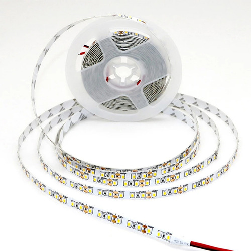 Rollo Led Unicolor Blanco Frío 2835 De 5 Metros 120 Leds Por Metro Recortable Tira De Luces Led Con Alta Intensidad De Brillo Marca Dosyu