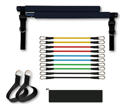 Kit De Barra De Pilates Portátil Con Banda De Resistencia Aj