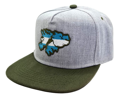 Gorra Islas Malvinas Bandera Argentina Gabardina Bordada