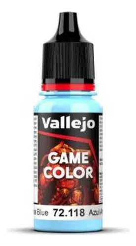 Pintura Acrilicos Vallejo Para Modelismo Game Color 18 Ml Color 72118 Azul Amanecer