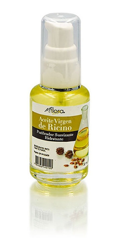 Imagen 1 de 1 de Aceite Virgen De Ricino Para Pelo Y Pestañas Miflora 30ml