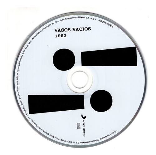 Los Fabulosos Cadillacs - Vasos Vacios - Disco Cd