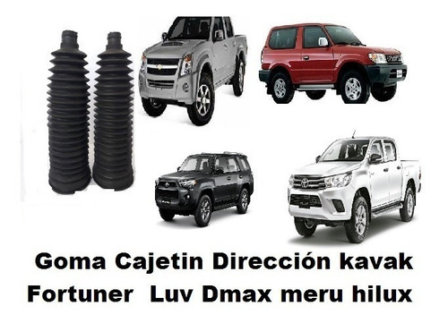  Goma Cajetin Dirección Kavak Fortuner  Luv Dmax Meru Hilux