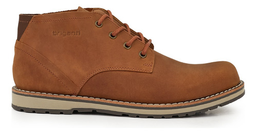 Bota Hombre Cuero Borcego Zapato Confort Briganti Elegante