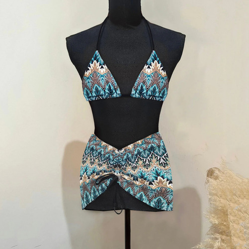 Conjunto De Bikini De Encaje De 3 Piezas For Mujer