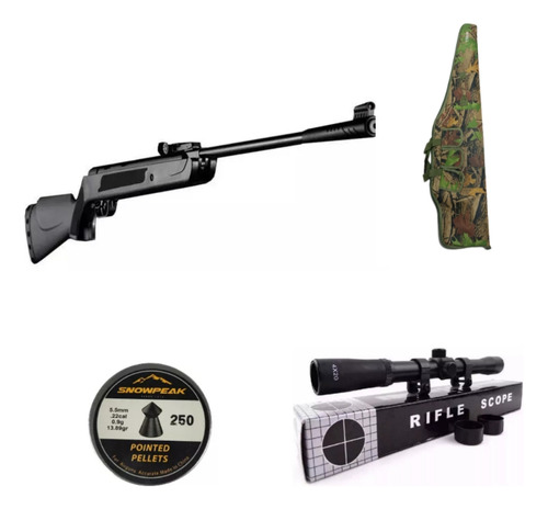 Rifle Lb600 Cal.5.5 + Mira+ Poston + Funda Envío Gratis 