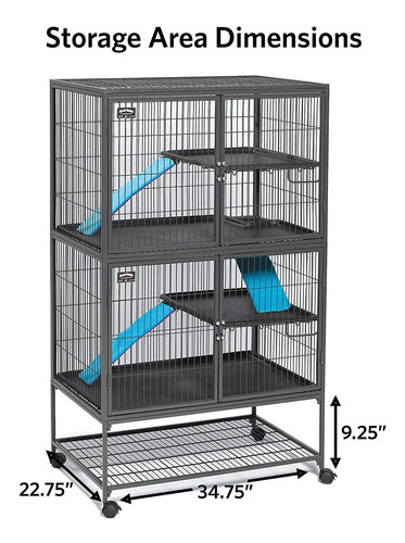 Jaula Para Hurón Midwest Homes For Pets, Modelo Deluxe Ferre