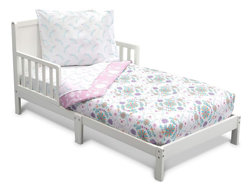 Delta Children 4 Piece Toddler Bedding Set Para Niñas - Edre