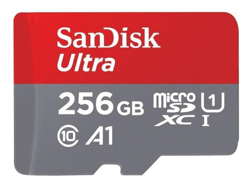 Imagem 1 de 1 de Cartão de memória SanDisk SDSQUAR-256G-GN6MA  Ultra com adaptador SD 256GB