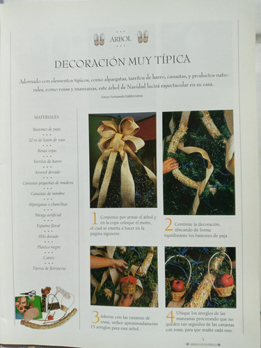Revista Navidad Arreglos Florales N° 14 2002 (Usado)